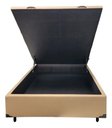 Ver imagem 2 de Base Box Baú Casal 1,38 X 1,88 Lacrado Chapa Compensado - Bege Corino