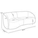 Ver imagem 7 de Kit Sofá 4 Lugares Eron 288cm com Poltrona Giratória Angelina M03 Couríssimo Whisky - Lyam