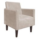 Ver imagem 1 de Poltrona Jade Bege Slk Decor