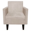 Ver imagem 2 de Poltrona Jade Bege Slk Decor