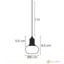 Ver imagem 4 de Lustre Pendente Cristal Pingente Redondo Bolinha Soquete G9 Vidro Cromado