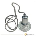 Ver mais imagens de Lustre Pendente Cristal Pingente Redondo Bolinha Soquete G9 Vidro Cromado