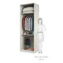 Ver imagem 3 de Guarda Roupa Closet Aberto 2 Cabideiros 80,4cm Prime Luciane Móveis