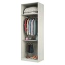 Ver imagem 1 de Guarda Roupa Closet Aberto 2 Cabideiros 80,4cm Prime Luciane Móveis