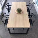 Ver imagem 2 de Mesa de Jantar Estilo/modelo Industrial (1,80x90)