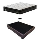 Ver imagem 1 de Cama Box Casal + Colchão de Molas Ensacadas Probel Madrid Pillow Euro Casal