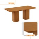 Ver imagem 3 de Mesa de Jantar Eloise 180cm Tampo Mdf Laminado Canto Copo com 6 Cadeiras Melissa