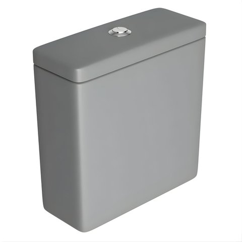 Caixa Acoplada Duo Deca Axis Polo Unic Cinza Fosco - Cd21f86