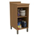 Ver imagem 3 de Armário de Cozinha Balcão 40cm 1 Porta com Tampo e Pés Maxxi Canela Kappesberg
