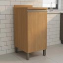 Ver imagem 1 de Balcão de Cozinha 40cm 1 Porta com Tampo e Pés Maxxi Kappesberg