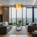 Ver imagem 5 de Lustre Pendente 67x50cm104 Cristais 6xe14 Vana Dourado Gold Luminária Teto Gimpo Kjdd-vg4