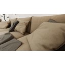 Ver imagem 3 de Poltrona Pétala Base Giratória Cromado em Linho:02-bege