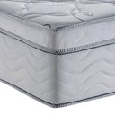 Ver imagem 4 de Cama Box Baú Casal Tecido Sintético Branco com Colchão Toronto Molas Ensacadas Branco D33