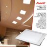 Painel Led Embutir Quadrado 30w 3000K Bivolt Branco Quente Avant - 3