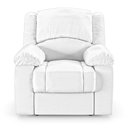 Ver imagem 1 de Poltrona do Papai Reclinável Sala de Cinema Barcelona Elétrica Massagem Usb Pu Branco