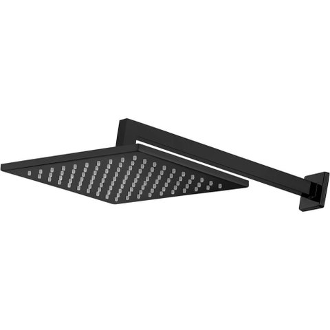 Ducha Lorenquadra Quadrado Preto B16 - 7034 - Lorenzetti Ducha Lorenquadra Parede Black B16 7034