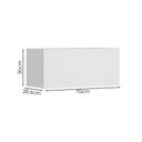 Ver imagem 3 de Armario Aereo Basculante 70 Cm Line Supremo Ktp