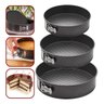 Kit 3 Formas para Bolo Torta C/ Fundo Removível Antiaderente - 2