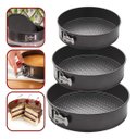 Ver imagem 2 de Kit 3 Formas para Bolo Torta C/ Fundo Removível Antiaderente