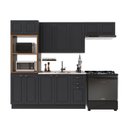 Ver imagem 2 de Cozinha Modulada 4 Peças Bari 100% MDF com Torre Quente Chumbo
