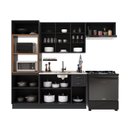 Ver imagem 4 de Cozinha Modulada 4 Peças Bari 100% MDF com Torre Quente Chumbo