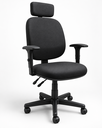 Ver imagem 3 de Cadeira Escritório Ergonômica NR17 Back System Executiva Diretor Apoio Cabeça Regulável Giratória
