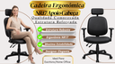 Ver imagem 6 de Cadeira Escritório Ergonômica NR17 Back System Executiva Diretor Apoio Cabeça Regulável Giratória