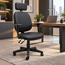 Ver imagem 1 de Cadeira Escritório Ergonômica NR17 Back System Executiva Diretor Apoio Cabeça Regulável Giratória