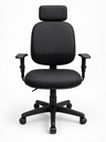 Ver imagem 2 de Cadeira Escritório Ergonômica NR17 Back System Executiva Diretor Apoio Cabeça Regulável Giratória
