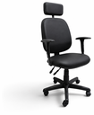 Ver imagem 4 de Cadeira Escritório Ergonômica NR17 Back System Executiva Diretor Apoio Cabeça Regulável Giratória