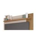 Ver imagem 5 de Painel Quarto P- Tv até 65 Pol Jade Ripada 150x183cm Buriti-fendi - Caemmun