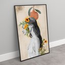 Ver imagem 5 de Quadro Decorativo Mulher Fashion Flores e Frutas Sala Quarto Casa Escritório