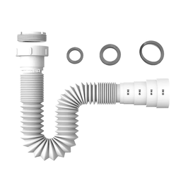 Sifão Sanfonado Extensivo Universal Branco - Pia Cuba Tanque:Branco - 6