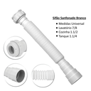 Ver imagem 5 de Sifão Sanfonado Extensivo Universal Branco - Pia Cuba Tanque:Branco