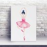Placa MDF bailarina dançando - 1