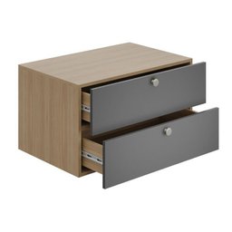 Módulo 70x40 2 Gavetas Frame CabeCasa MadeiraMadeira - 9