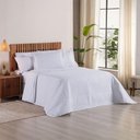 Ver imagem 4 de Kit Cobre Leito + Jogo de Cama Premier Casal 7 Peças Hipercal 200 Fios 80% Algodão, 20% Poliéster