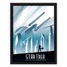 Filme Além da Escuridão - Star Trek vintage quadro retrô - 1