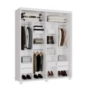 Ver imagem 4 de Guarda-roupa 2 Portas Correr 4 Gavetas Alto Moderno Lisboa