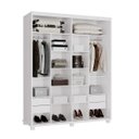 Ver imagem 5 de Guarda-roupa 2 Portas Correr 4 Gavetas Alto Moderno Lisboa