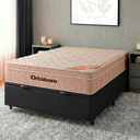 Ver imagem 1 de Cama Box Bau + Colchão Casal Molas Ensacadas Airtech Ortobom
