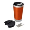 Copo Térmico Aduze com Tampa Frase de Axé 500 ml Laranja - 3