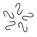 Ver imagem 2 de Kit 10 Ganchinhos S Pendurar Forte Organizador Multiuso Camping Casa