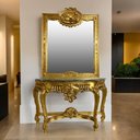 Ver imagem 2 de Aparador Clássico + Espelho - 126x153x44cm Prime Home Decor