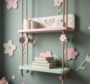 Ver imagem 1 de Prateleira Balanço com Flores