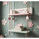 Ver imagem 1 de Prateleira Balanço com Flores