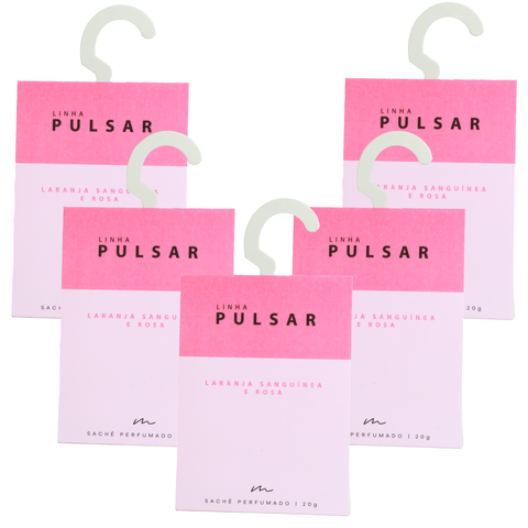 Kit 5 Sachês Perfumados Premium 20g Aromatizador Floral