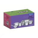 Ver imagem 2 de Jogo de Panelas Tramontina Allegra em Aço Inox com Fundo Triplo 7 Peças Tramontina