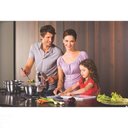 Ver imagem 4 de Jogo de Panelas Tramontina Allegra em Aço Inox com Fundo Triplo 7 Peças Tramontina