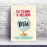 Placa MDF dia das maes madeira - 1